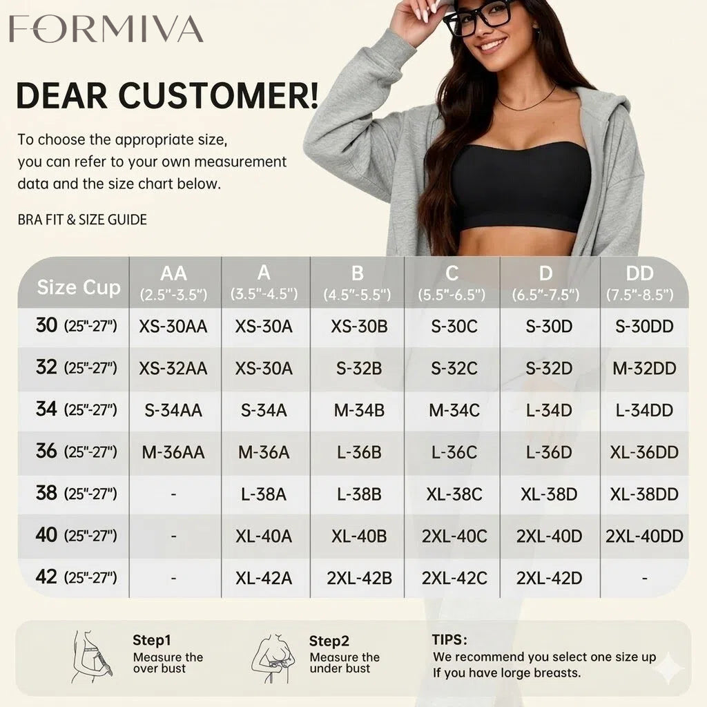 Formiva® Jelly Wireless Women Comfortable Push Up Bras Wireless Seamless Full Coverage Bra Buttery Soft Everyday Tshirt Bra