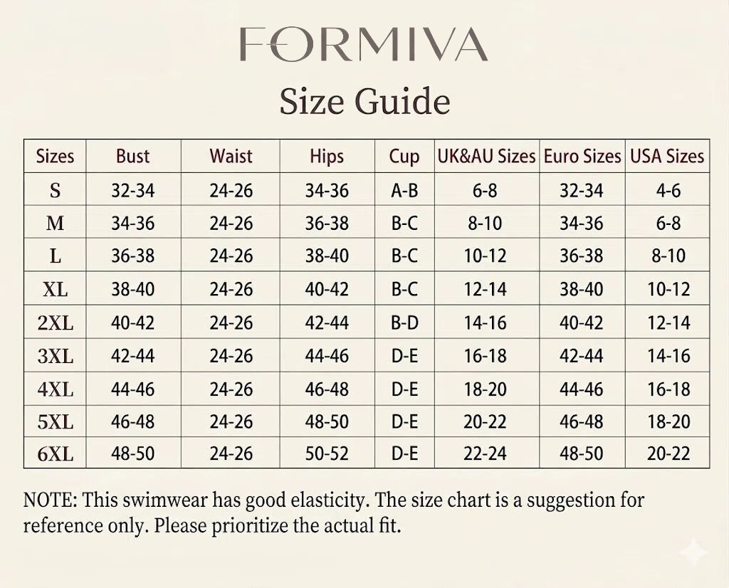 Formiva® Women's High Waist Bikini Swimsuit Floral Print Tie Two Piece Bathing Suit