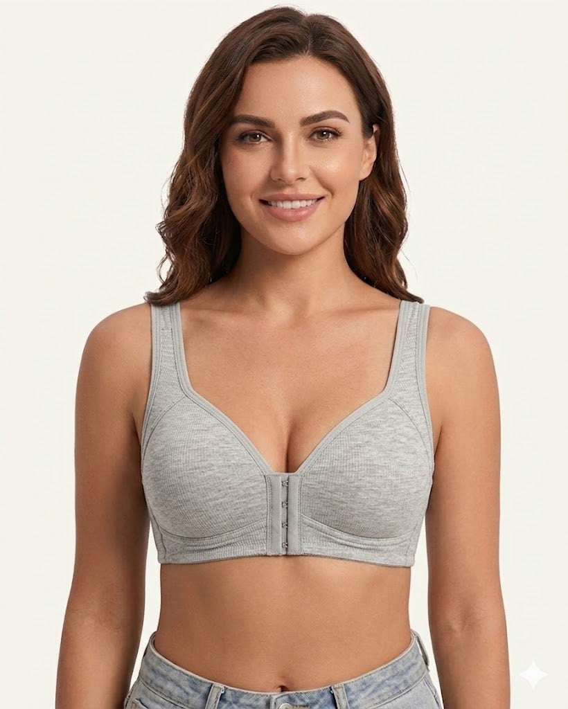 Formiva® Easy-On Front Closure Wireless Support Bra