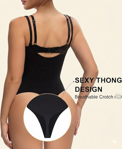 Formiva® Open Bust Shapewear Tummy Control Bodysuits for Women Seamless Compression High Waisted Body Shaper