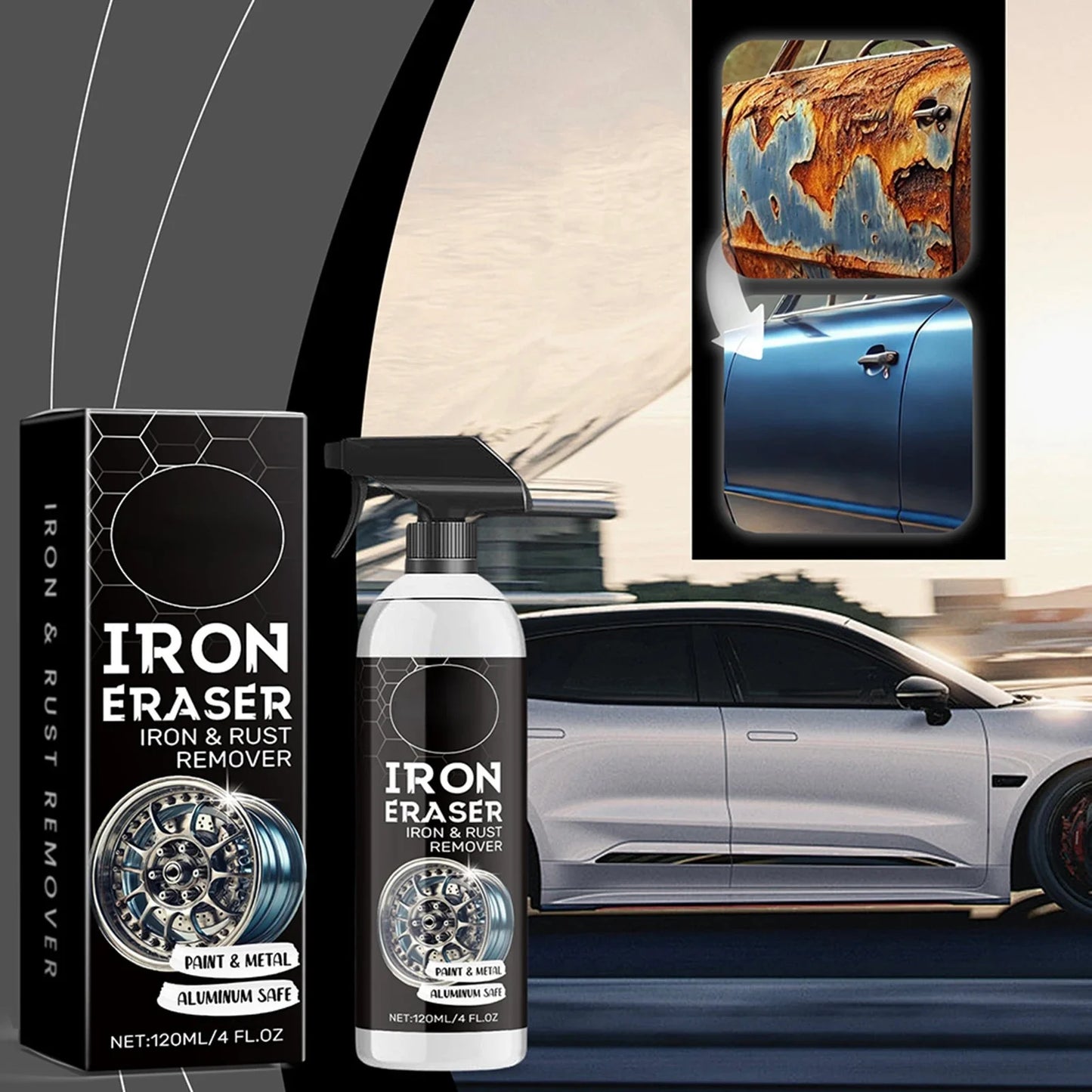 Formiva® Car Rust Remover Spray Powerful Iron Powder