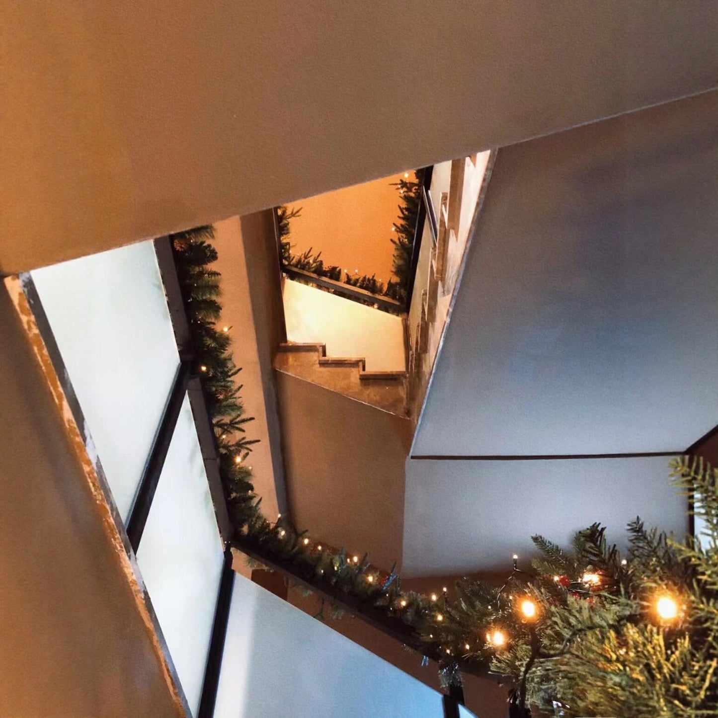 Premium Pre-Lit Christmas Garland & Wreath | 6ft & 9ft Lush Holiday Decor with LED Lights for Stairs, Mantels & Doors