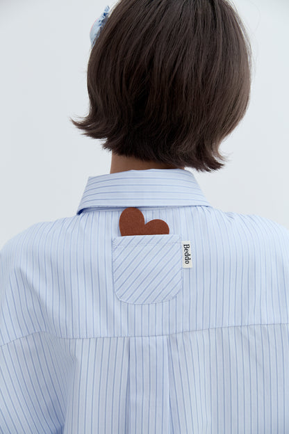 Formiva® Pet Friendly Striped Shirt with Bow Tie Closure