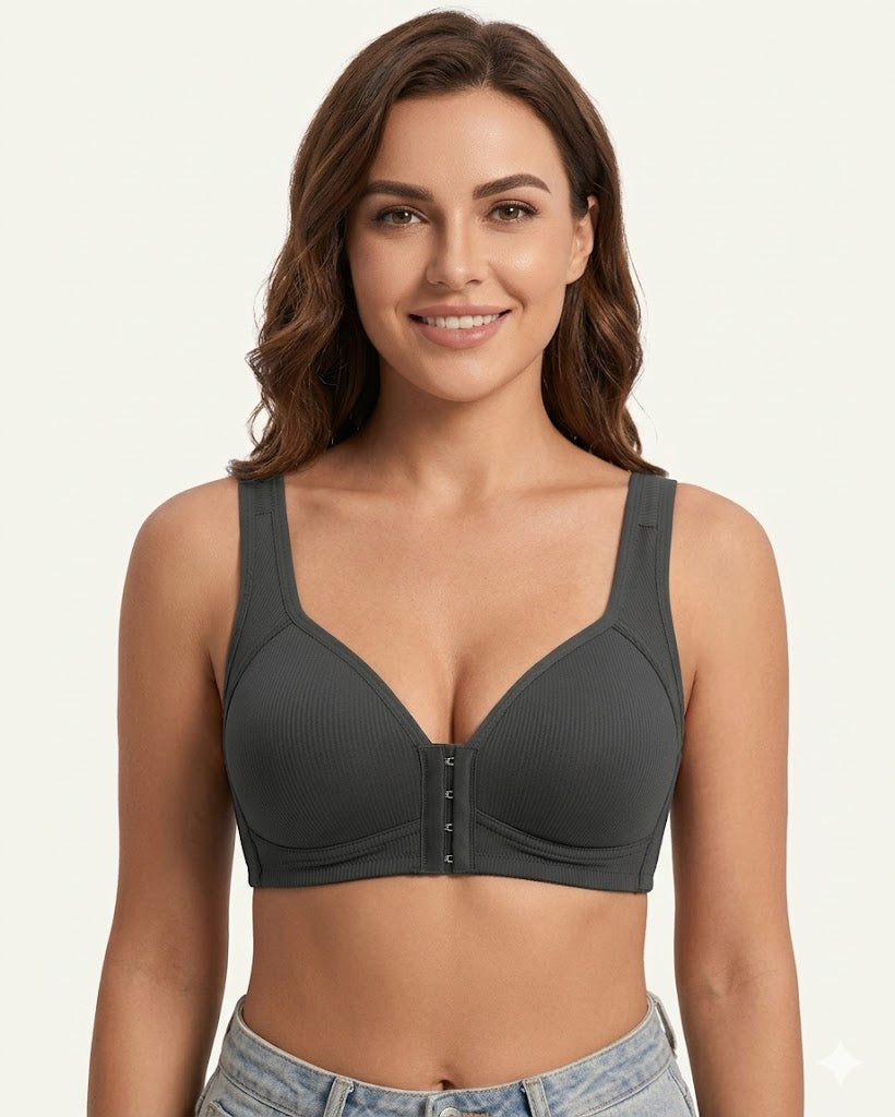 Formiva® Easy-On Front Closure Wireless Support Bra