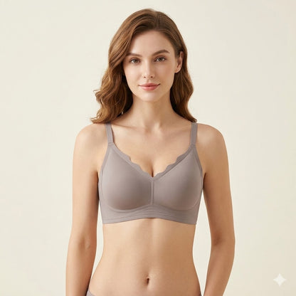 Formiva® Jelly Bras for Women No Underwire with Support - S-2XL Seamless Bralettes Everyday Comfort Tshirt Padded Bra