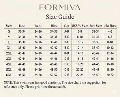 Formiva® Women's High Waist Bikini Swimsuit Floral Print Tie Two Piece Bathing Suit