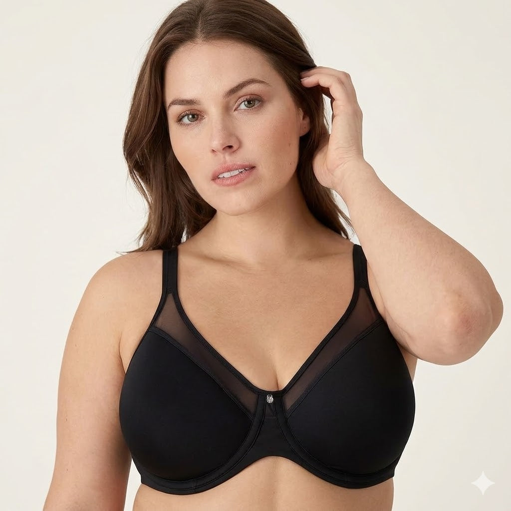 Formiva® Women's Seamless Underwire Bra, One Smooth U Smoothing Underwire Bras for Women, Convertible Straps, Ultra Light