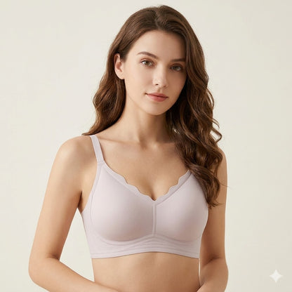 Formiva® Jelly Bras for Women No Underwire with Support - S-2XL Seamless Bralettes Everyday Comfort Tshirt Padded Bra