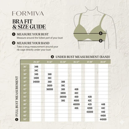 Formiva® Women's Seamless Underwire Bra, One Smooth U Smoothing Underwire Bras for Women, Convertible Straps, Ultra Light