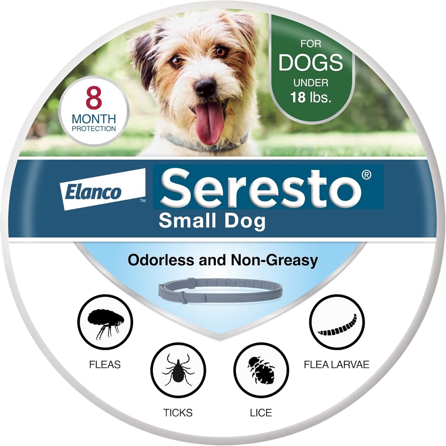 Summer Sale Seresto Flea and Tick Collar for Cats and Dogs Treatment & Prevention, Vet-Recommend, 8 Month Protection