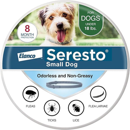 Summer Sale Seresto Flea and Tick Collar for Cats and Dogs Treatment & Prevention, Vet-Recommend, 8 Month Protection