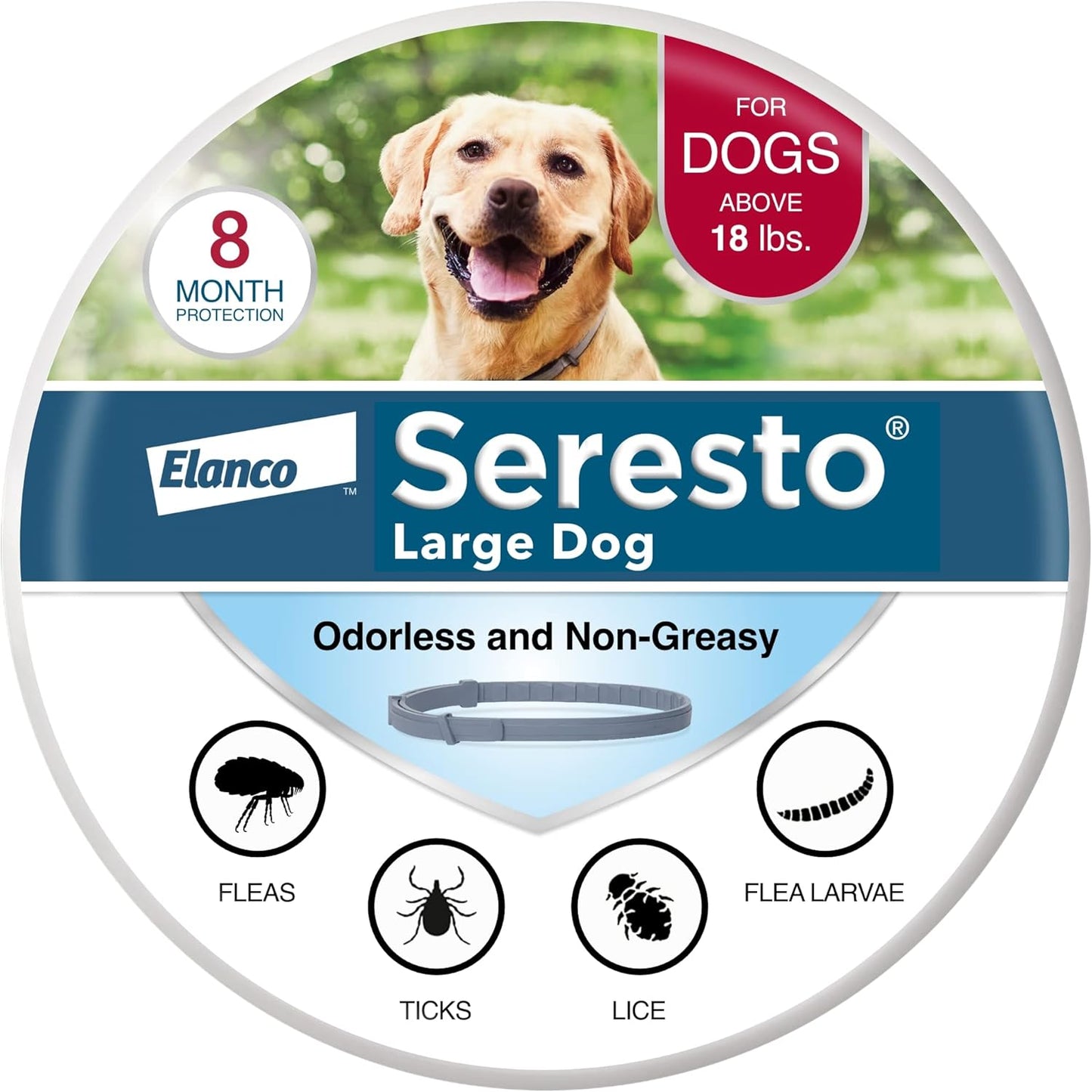 Summer Sale Seresto Flea and Tick Collar for Cats and Dogs Treatment & Prevention, Vet-Recommend, 8 Month Protection