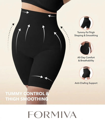 Formiva® Shapewear for Women - High-Waisted Shapewear Tummy Control Shorts, Thigh Slimmer, Underwear for Women