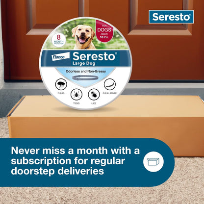 Summer Sale Seresto Flea and Tick Collar for Cats and Dogs Treatment & Prevention, Vet-Recommend, 8 Month Protection