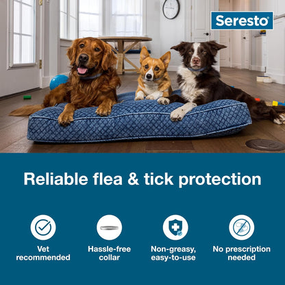 Summer Sale Seresto Flea and Tick Collar for Cats and Dogs Treatment & Prevention, Vet-Recommend, 8 Month Protection