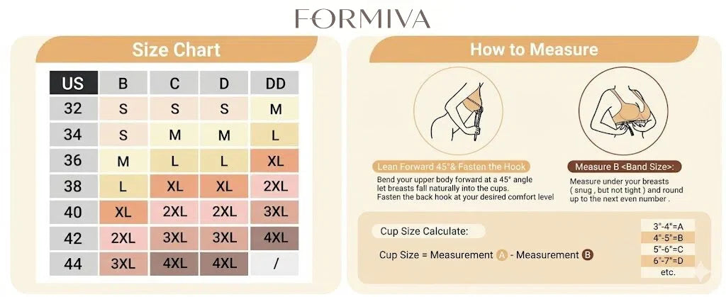Formiva® Comfortable Seamless Full Coverage Bra for Women Wireless Bras with Soft Support Regular and Plus Size