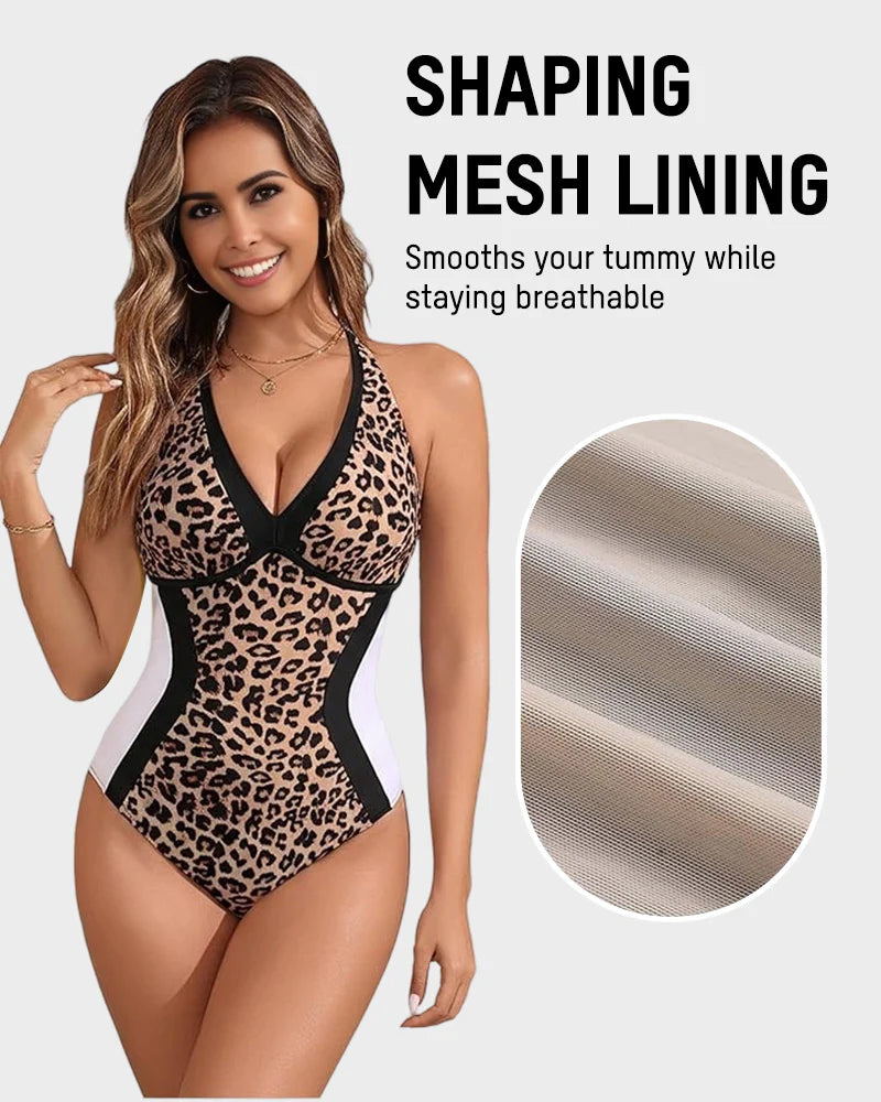 Formiva® Color Block Tummy Control One-Piece Swimsuit