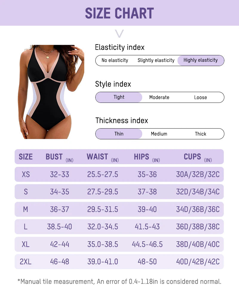Formiva® Color Block Tummy Control One-Piece Swimsuit