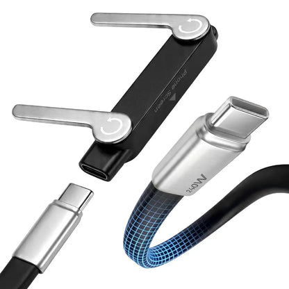Fast-Charging Cable with Detatchable Stand