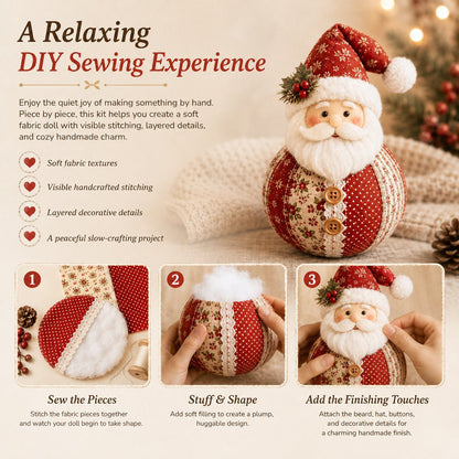 Patchwork Fabric Doll DIY Kit