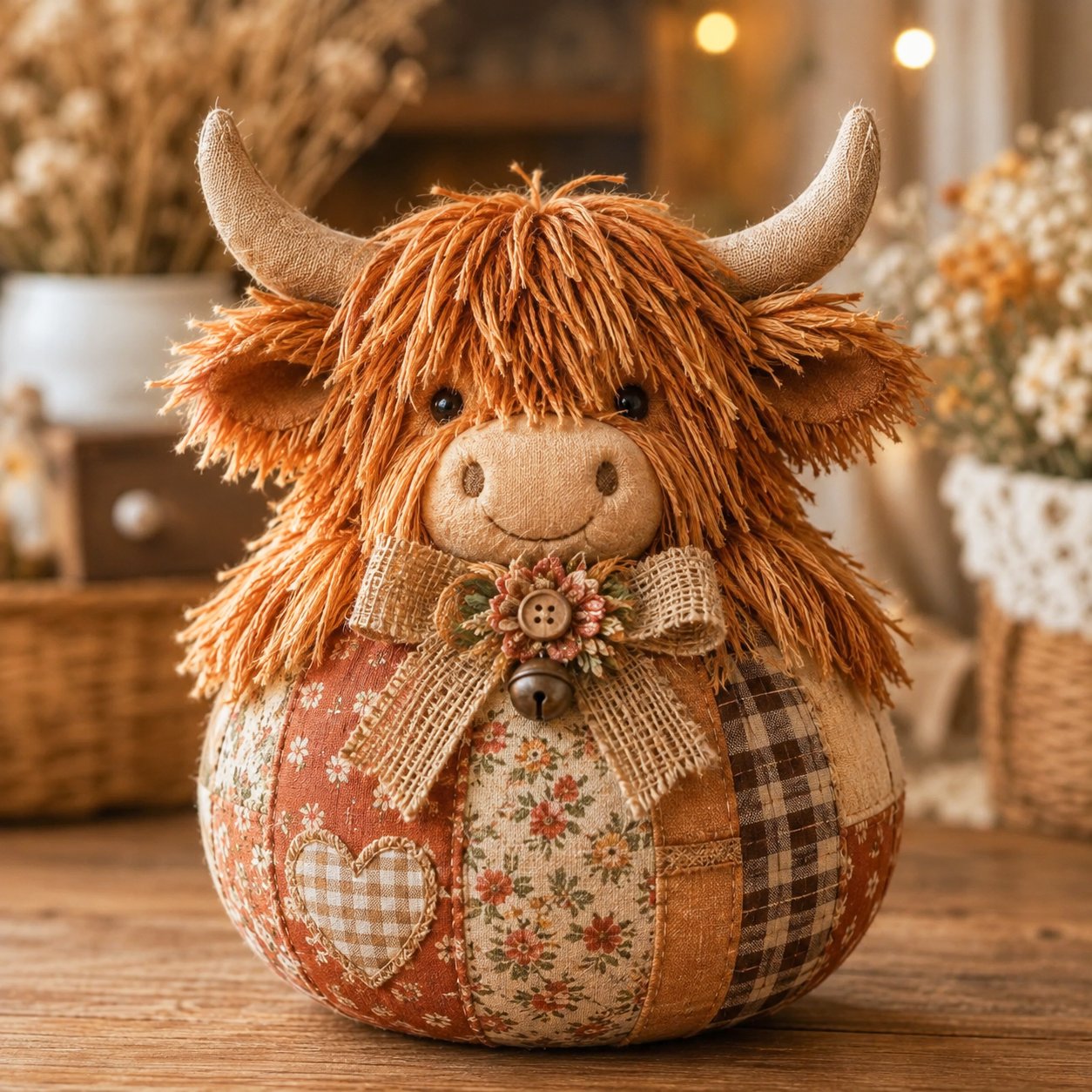 Patchwork Fabric Doll DIY Kit