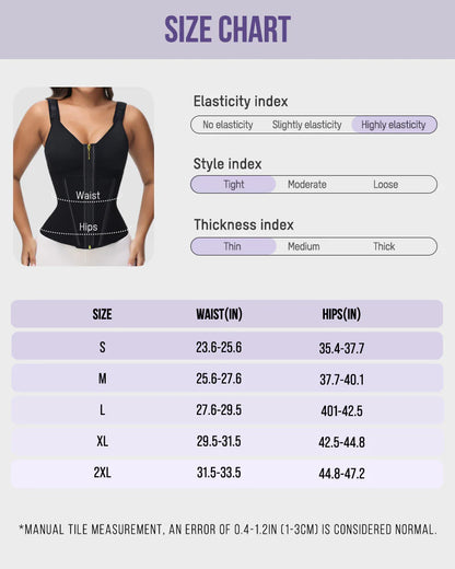 Formiva® Double-Layer Tummy Control Waist Shaper Girdle With Bra