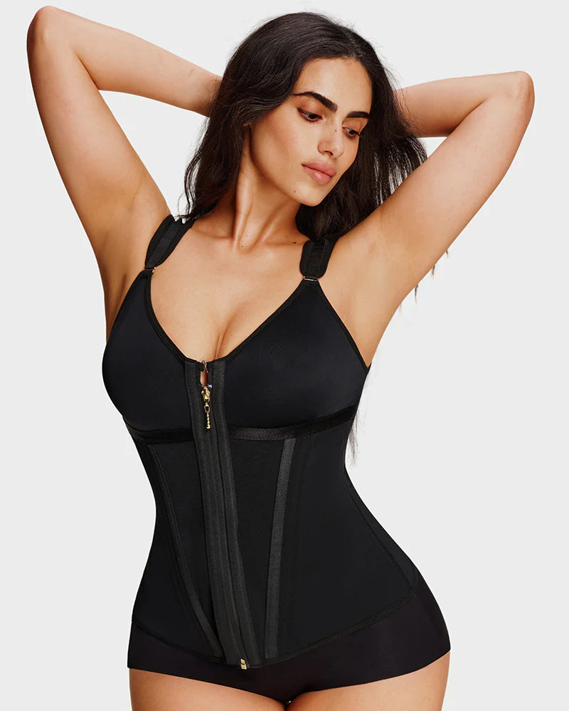 Formiva® Double-Layer Tummy Control Waist Shaper Girdle With Bra