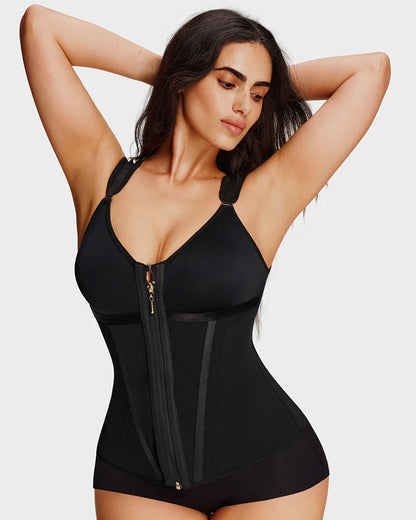 Formiva® Double-Layer Tummy Control Waist Shaper Girdle With Bra