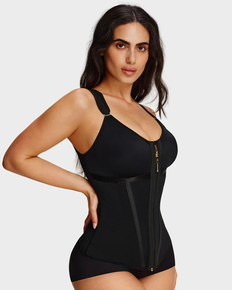 Formiva® Double-Layer Tummy Control Waist Shaper Girdle With Bra
