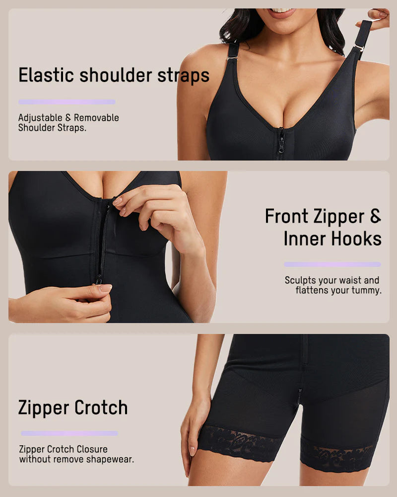 Formiva® Double-Layer Tummy Control Waist Shaper Girdle With Bra