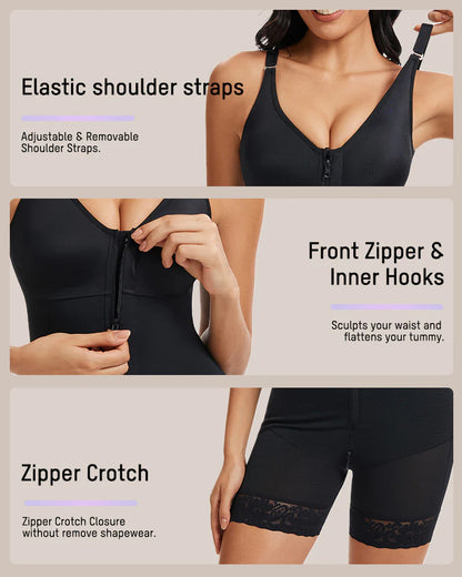 Formiva® Double-Layer Tummy Control Waist Shaper Girdle With Bra