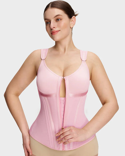 Formiva® Double-Layer Tummy Control Waist Shaper Girdle With Bra
