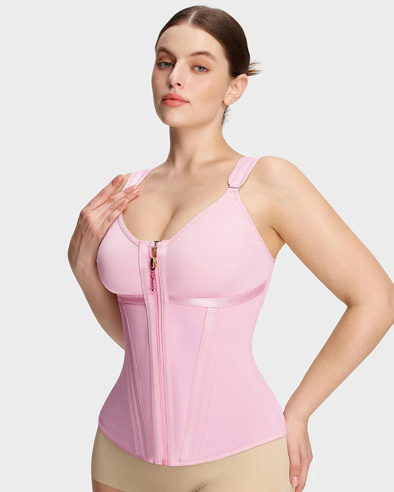 Formiva® Double-Layer Tummy Control Waist Shaper Girdle With Bra