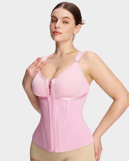 Formiva® Double-Layer Tummy Control Waist Shaper Girdle With Bra