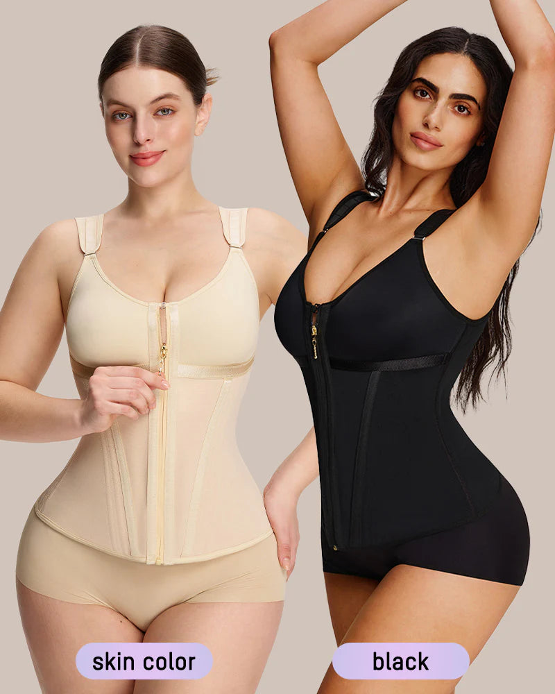 Formiva® Double-Layer Tummy Control Waist Shaper Girdle With Bra