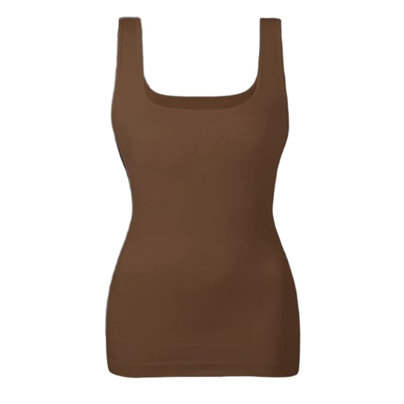 Formiva® Women's Tummy Control Shapewear Tank Tops Seamless Square Neck Compression Tops Slimming Body Shaper Camisole