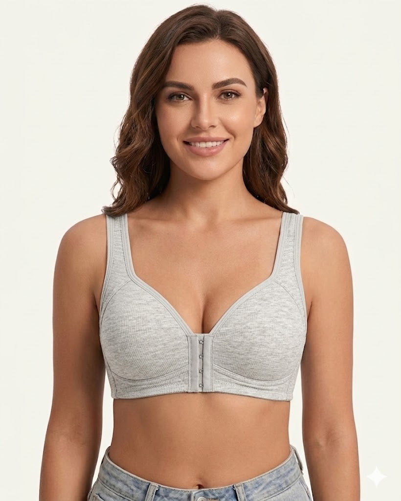 Formiva® Easy-On Front Closure Wireless Support Bra
