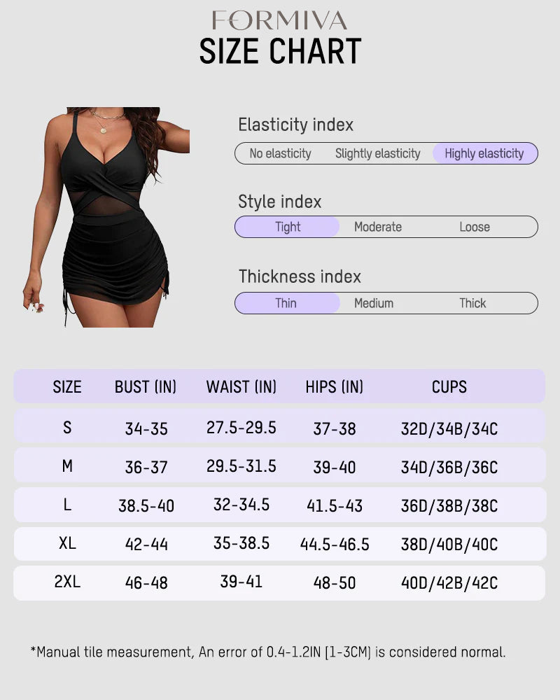 Formiva® Twist Front Tummy Control One-Piece Swimsuit