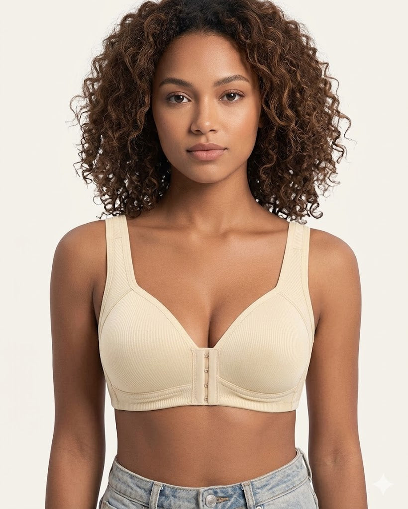 Formiva® Easy-On Front Closure Wireless Support Bra
