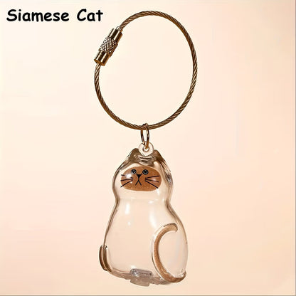 🐾Pet Hair Memorial Capsule Keychain