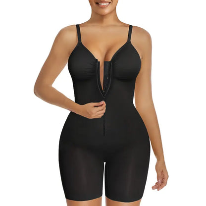 Formiva® Shapewear for Women Tummy Control Bodysuits Zip-Up Comfort Ultra Stretch Fabric Customizable Fit Breathable Mesh Design Comfortable Fit