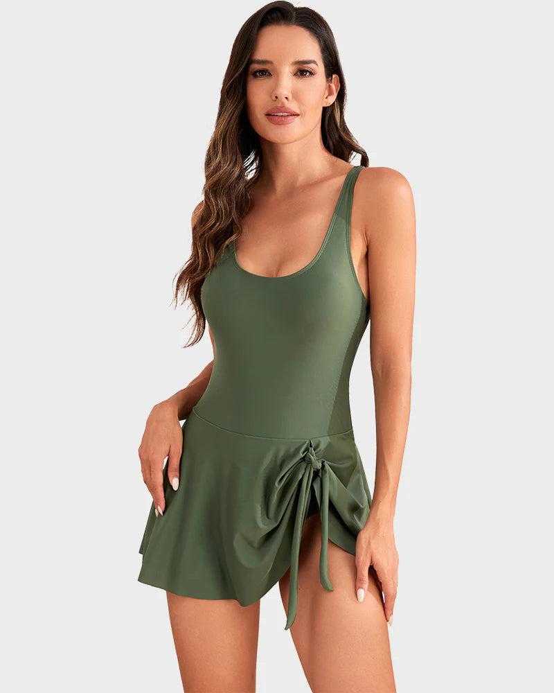 Formiva® One Piece Tummy Control Tie Knot Swimsuits