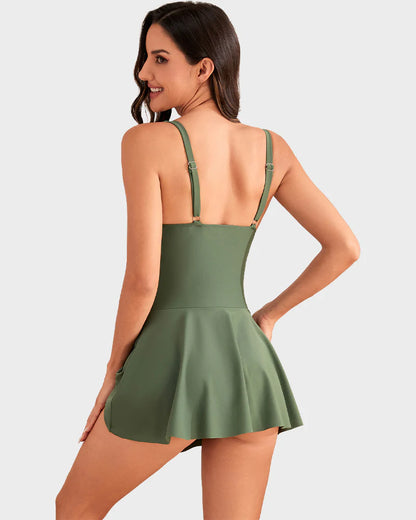 Formiva® One Piece Tummy Control Tie Knot Swimsuits
