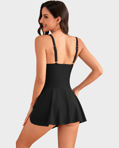 Formiva® One Piece Tummy Control Tie Knot Swimsuits