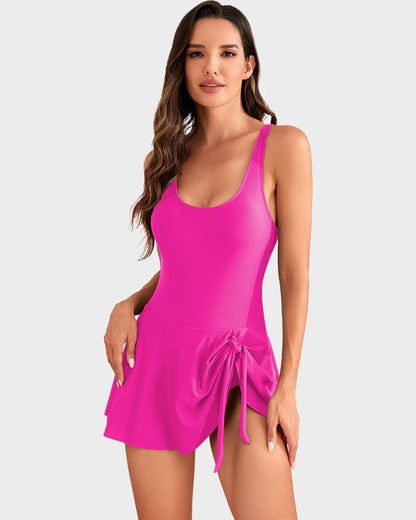 Formiva® One Piece Tummy Control Tie Knot Swimsuits