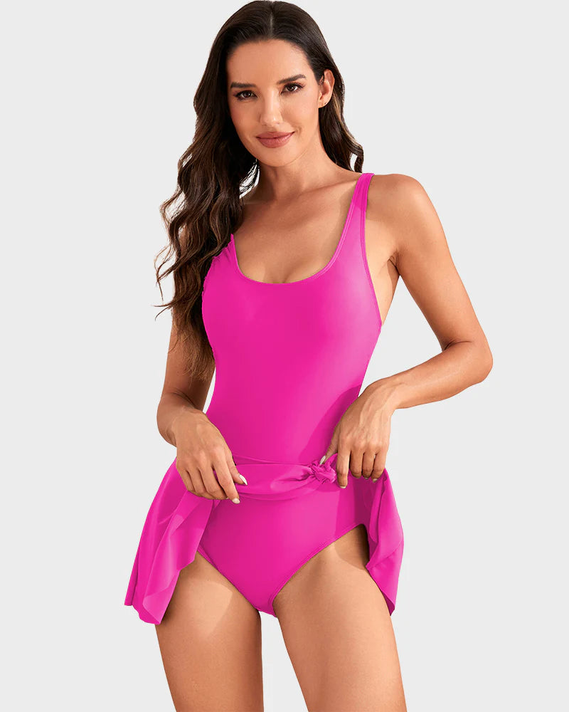 Formiva® One Piece Tummy Control Tie Knot Swimsuits