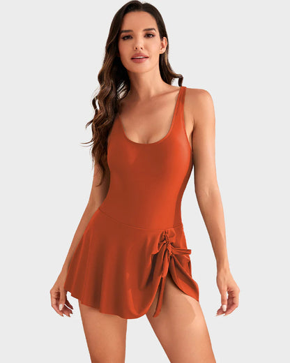 Formiva® One Piece Tummy Control Tie Knot Swimsuits