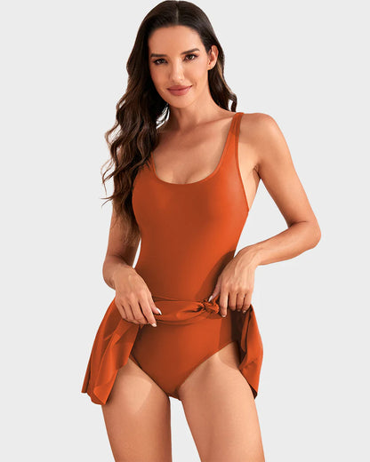 Formiva® One Piece Tummy Control Tie Knot Swimsuits