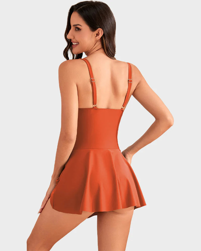 Formiva® One Piece Tummy Control Tie Knot Swimsuits