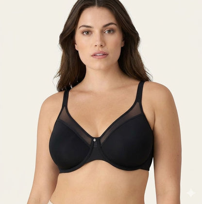 Formiva® Women's Seamless Underwire Bra, One Smooth U Smoothing Underwire Bras for Women, Convertible Straps, Ultra Light